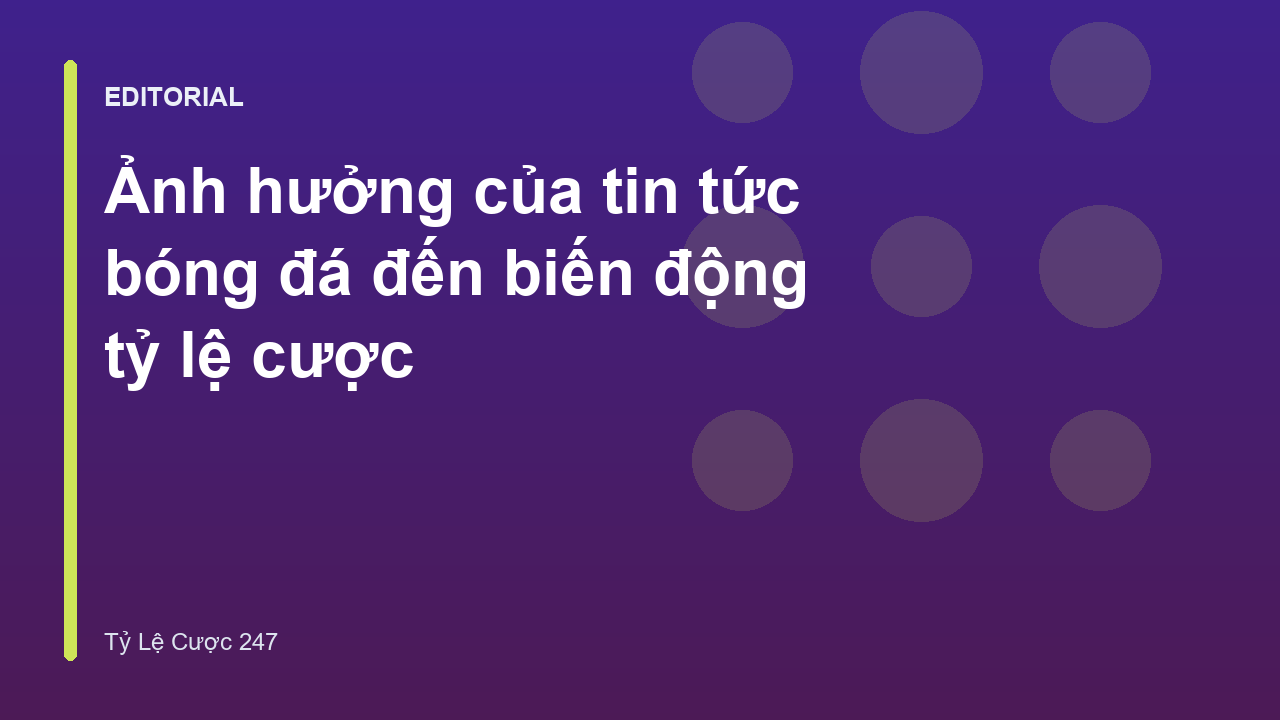 Biểu đồ biến động tỷ lệ cược bóng đá